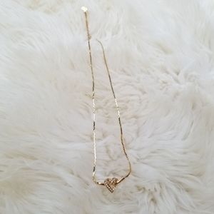 Vintage Christian Dior Heart Necklace